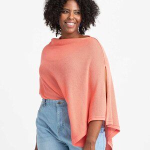 Amma Cocoon Nursing Cover in Coral